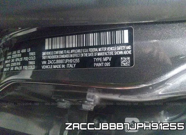 ZACCJBBB7JPH91255 фото 10