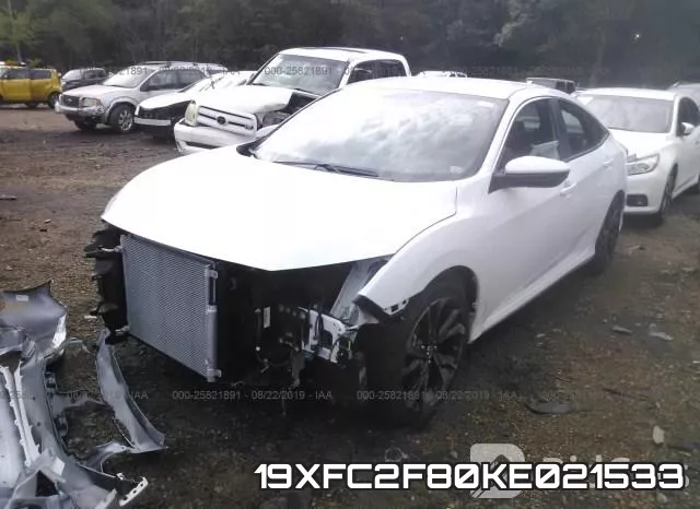19XFC2F80KE021533 фото 3