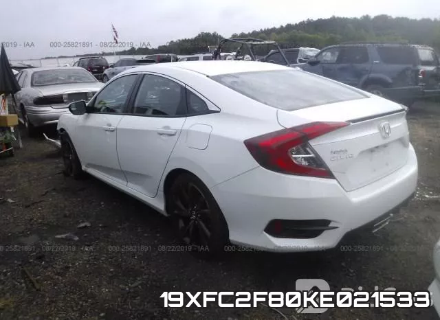 19XFC2F80KE021533 фото 4
