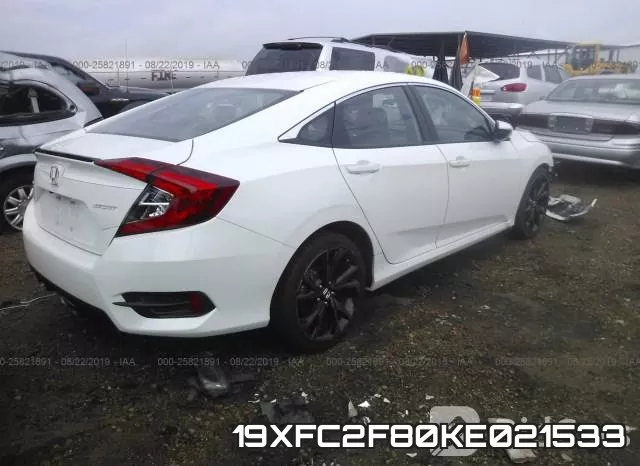 19XFC2F80KE021533 фото 5