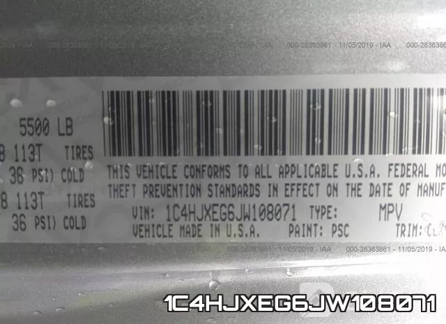 1C4HJXEG6JW108071 фото 10