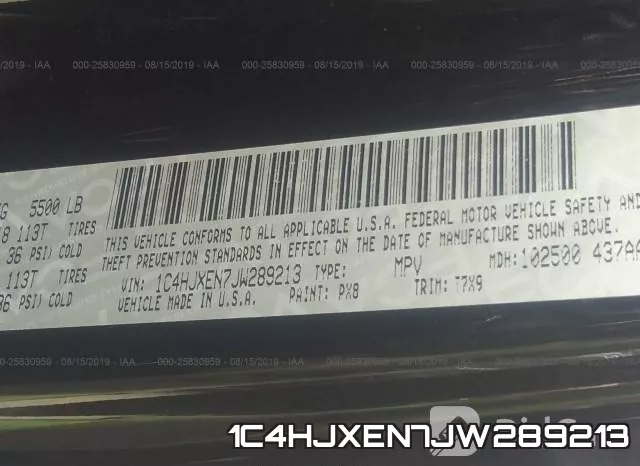 1C4HJXEN7JW289213 фото 10