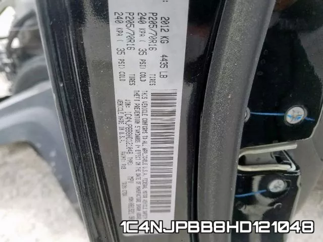 1C4NJPBB8HD121048 фото 2