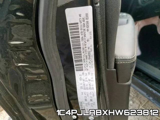 1C4PJLABXHW623812 фото 2