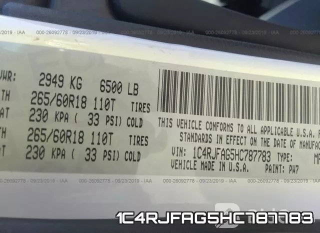 1C4RJFAG5HC787783 фото 10