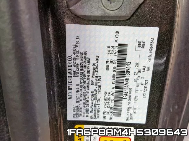 1FA6P8AM4H5309643 фото 2