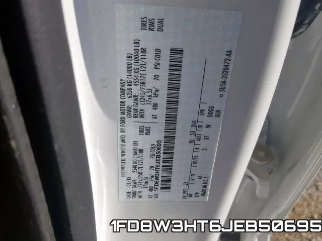 1FD8W3HT6JEB50695 фото 2