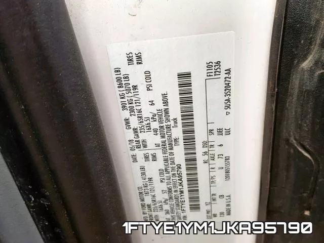 1FTYE1YM1JKA95790 фото 2