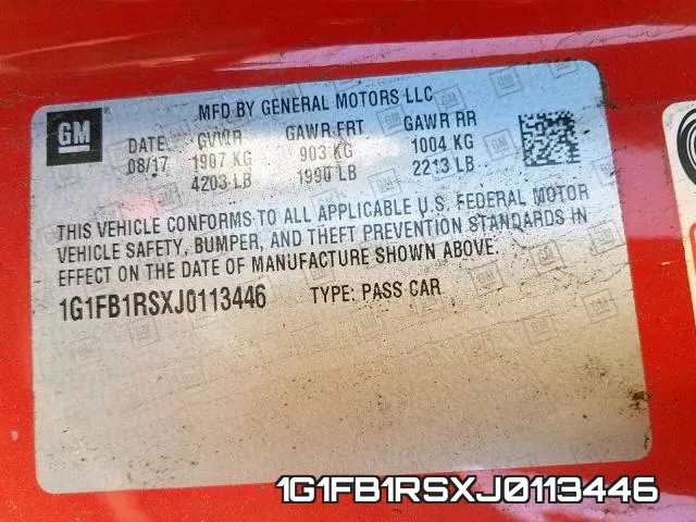 1G1FB1RSXJ0113446 фото 2