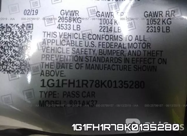 1G1FH1R78K0135280 фото 10