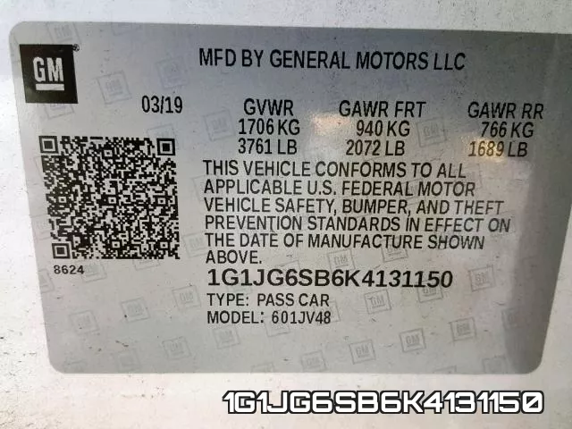 1G1JG6SB6K4131150 фото 2