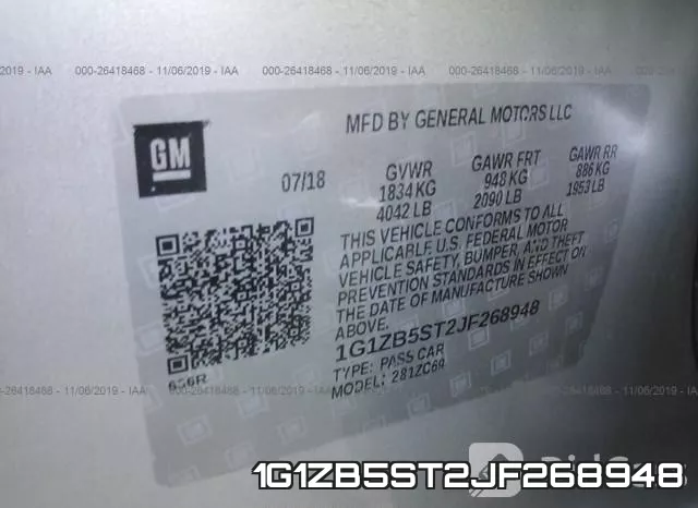 1G1ZB5ST2JF268948 фото 10