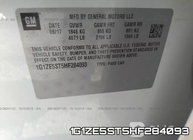 1G1ZE5ST5HF284093 фото 10