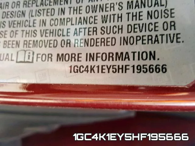 1GC4K1EY5HF195666 фото 2