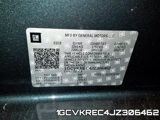 1GCVKREC4JZ306462 фото 2