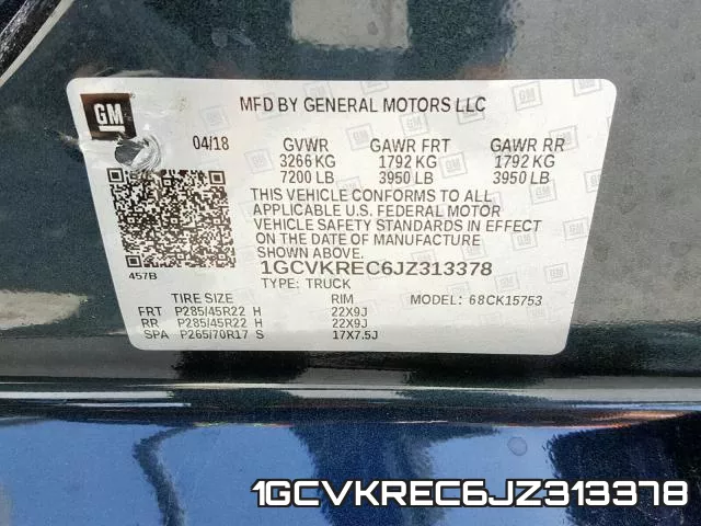 1GCVKREC6JZ313378 фото 2