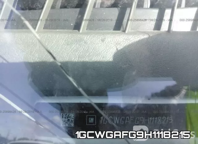 1GCWGAFG9H1118215 фото 9