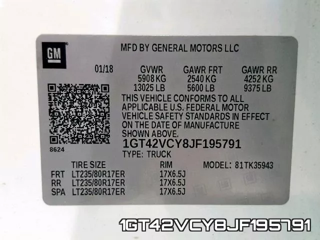 1GT42VCY8JF195791 фото 2