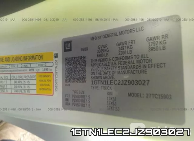 1GTN1LEC2JZ903027 фото 9