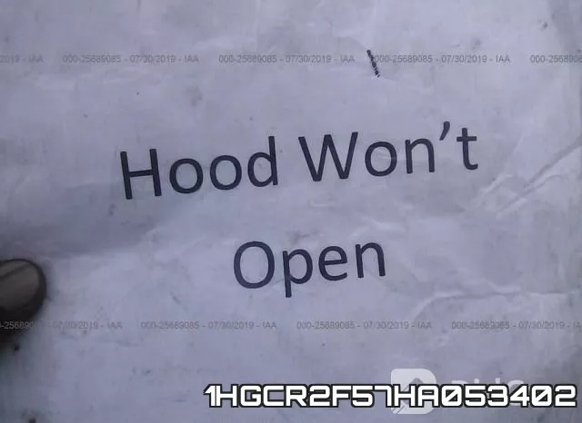 1HGCR2F57HA053402 фото 2