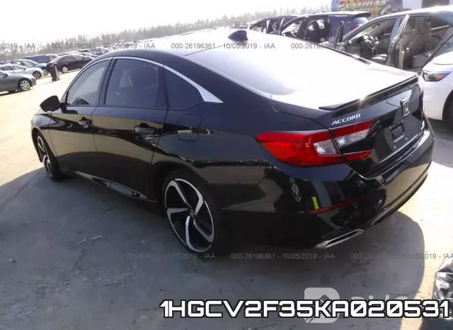 1HGCV2F35KA020531 фото 4