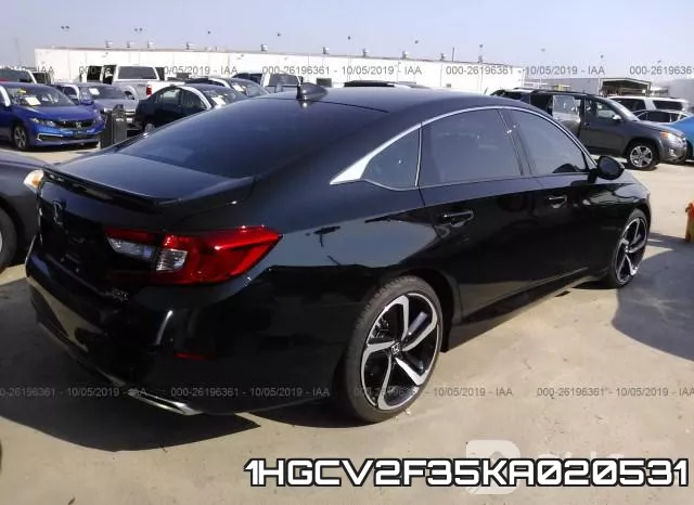 1HGCV2F35KA020531 фото 5