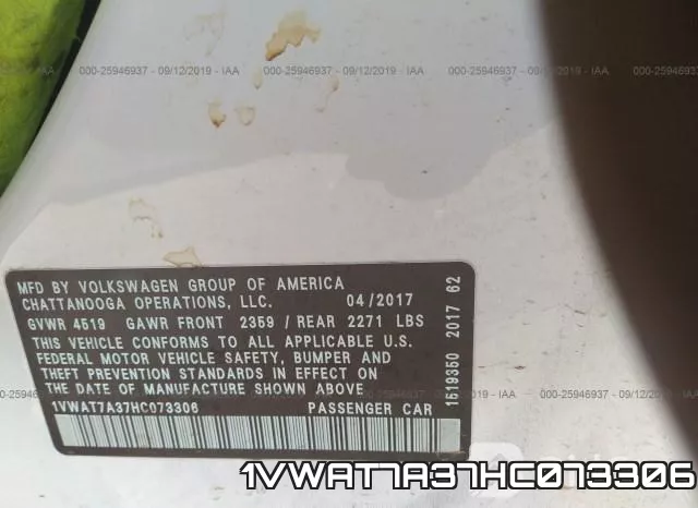1VWAT7A37HC073306 фото 10