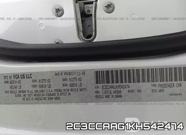 2C3CCAAG1KH542474 фото 10