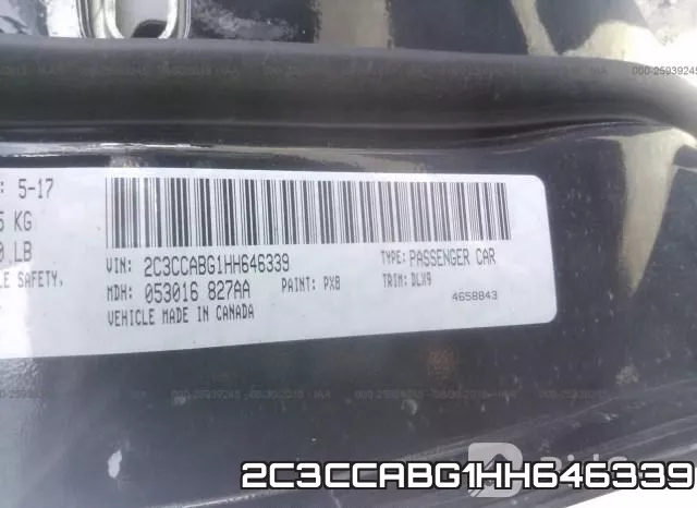 2C3CCABG1HH646339 фото 10