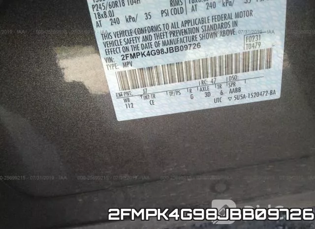 2FMPK4G98JBB09726 фото 10