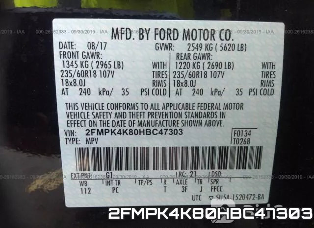 2FMPK4K80HBC47303 фото 10