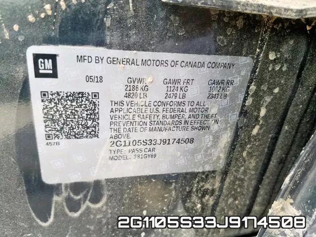 2G1105S33J9174508 фото 2