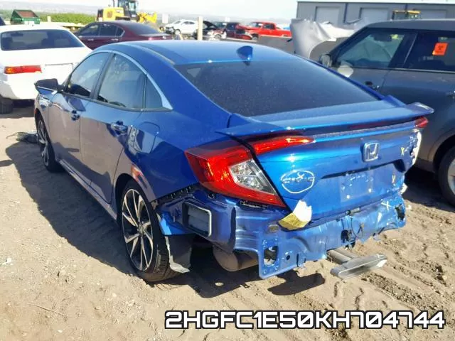 2HGFC1E50KH704744 фото 4