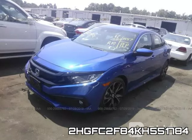 2HGFC2F84KH551784 фото 3