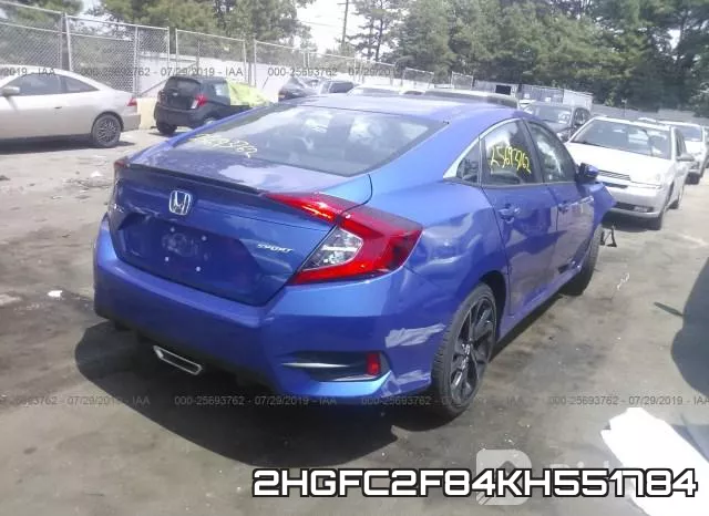 2HGFC2F84KH551784 фото 5