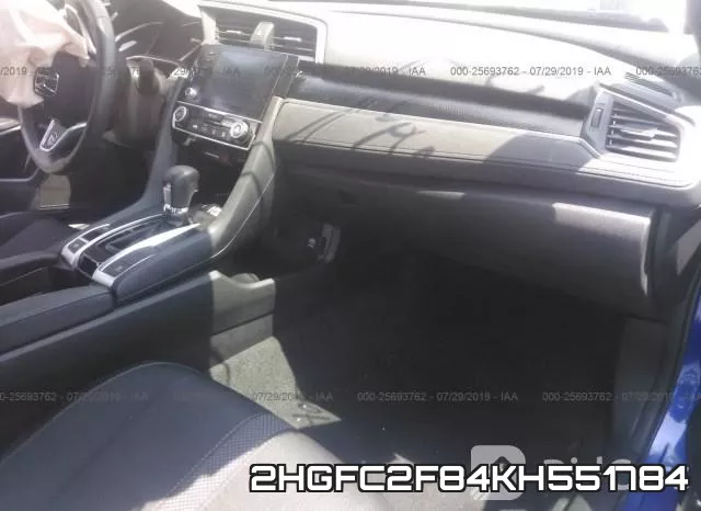 2HGFC2F84KH551784 фото 6