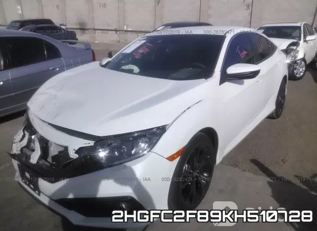 2HGFC2F89KH510728 фото 3