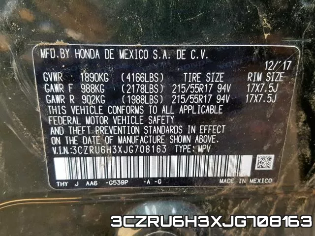 3CZRU6H3XJG708163 фото 2