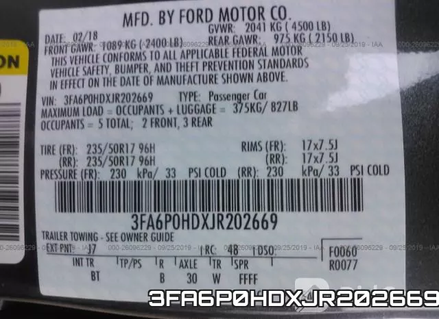 3FA6P0HDXJR202669 фото 10