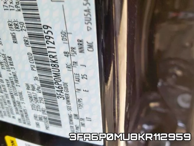 3FA6P0MU8KR112959 фото 2