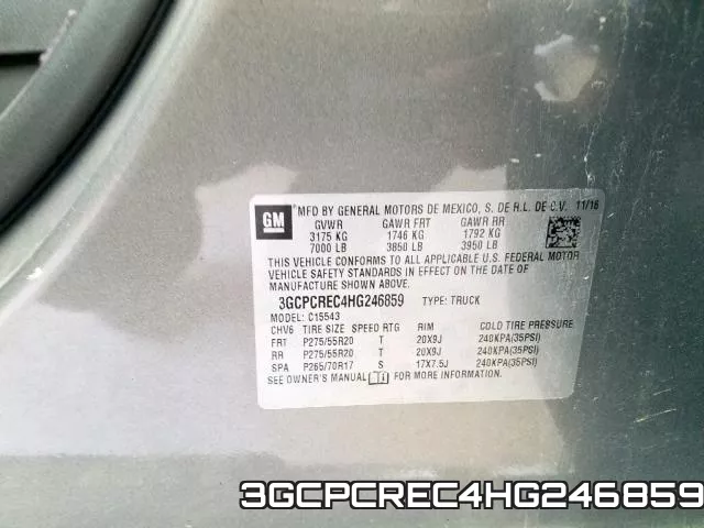 3GCPCREC4HG246859 фото 2
