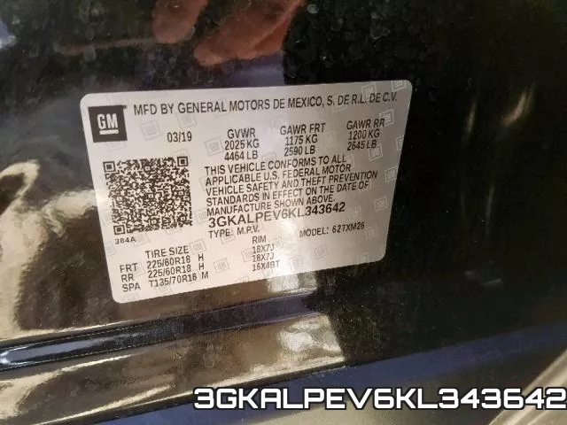 3GKALPEV6KL343642 фото 2