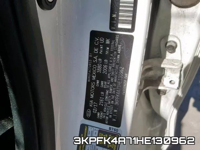 3KPFK4A71HE130962 фото 2