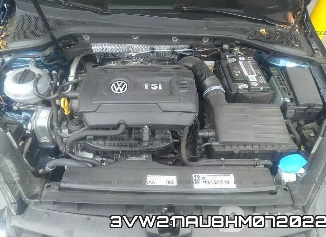 3VW217AU8HM072022 фото 2