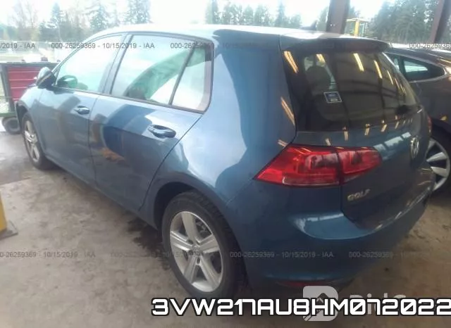 3VW217AU8HM072022 фото 4