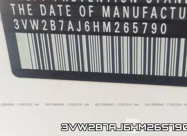 3VW2B7AJ6HM265790 фото 9