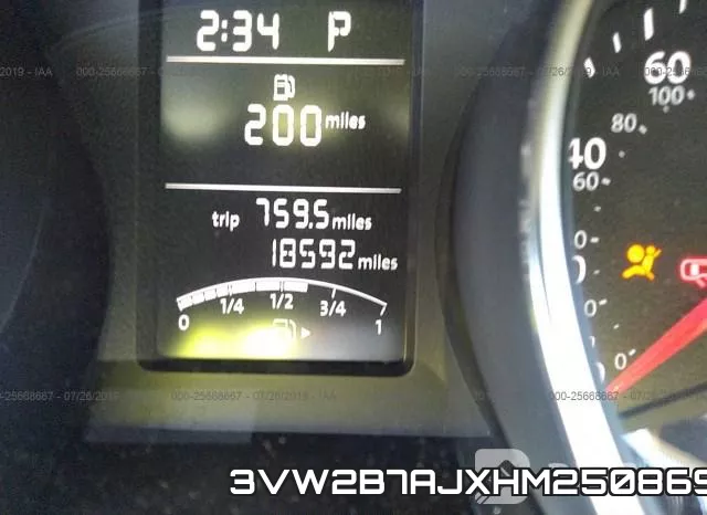 3VW2B7AJXHM250869 фото 8