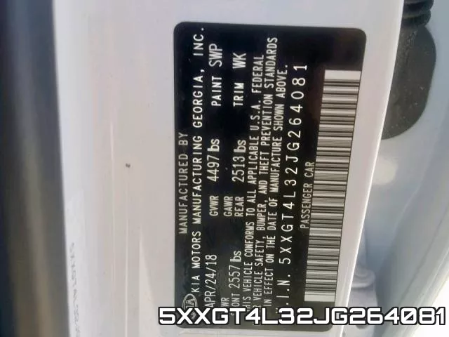 5XXGT4L32JG264081 фото 2