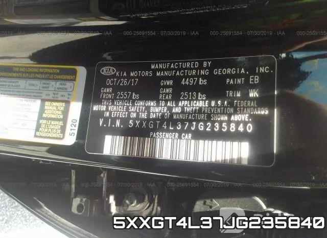 5XXGT4L37JG235840 фото 10