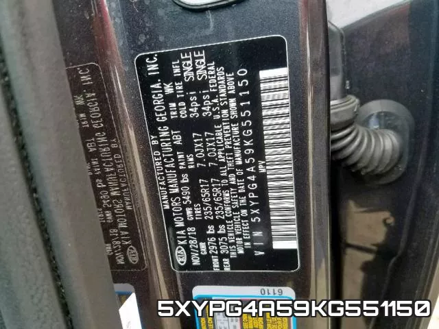 5XYPG4A59KG551150 фото 2